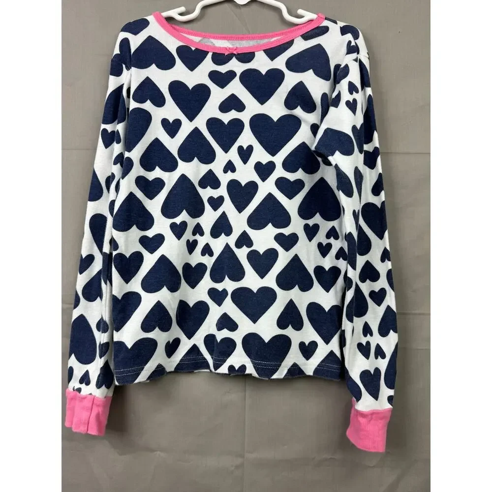 Carter’s Girls Blue Heart 2-Piece Pajama, Size 8